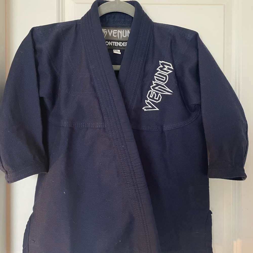 Venum Contender Kids Martial Arts Gi - Dark Navy Blue. Size C00